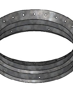 Bottom collar blk 11463 - EXT PROD